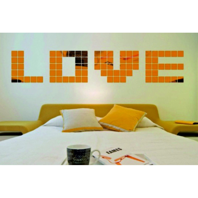 Dekoračné zrkadlá. Zrkadlové samolepky na stenu, ako obraz alebo dekorácia, 3D acryl nálepka