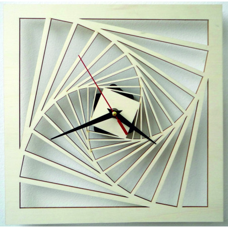 Moderné hodiny na stenu, nástenné hodiny z dreva, preglejka