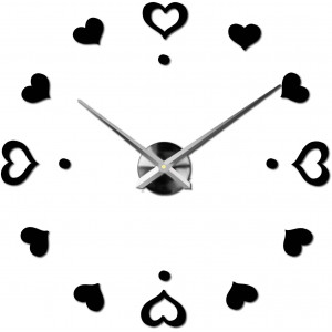 Nalepovacie nástenné hodiny,luxusné hodiny na stentu,plastové hodiny 2