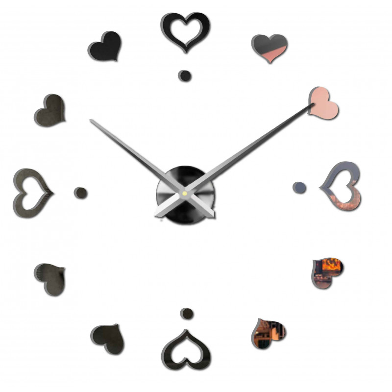 Nalepovacie nástenné hodiny,luxusné hodiny na stentu,plastové hodiny