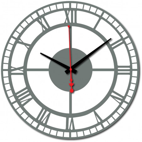 Moderné hodiny na stenu vyrobené z plastu. Vlastná výroba, X-momo