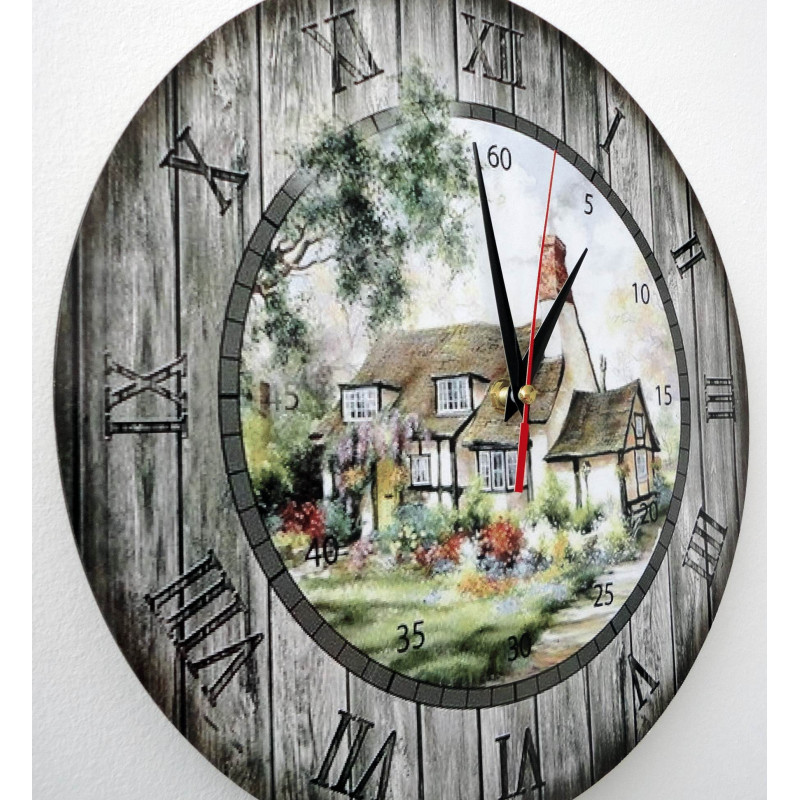 Moderné hodiny na stenu, nástenné hodiny z dreva, preglejka