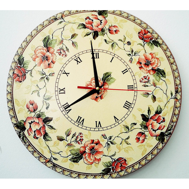 Moderné hodiny na stenu, nástenné hodiny z dreva, preglejka