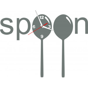 Moderné hodiny na stenu vyrobené z plastu. Vlastná výroba, X-momo 2