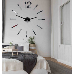 Elegant clock on the wall  BOMER 2D PLEXI