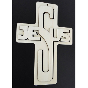 Dekorácia z dreva - Jesus, rozmer-260x187 mm 2