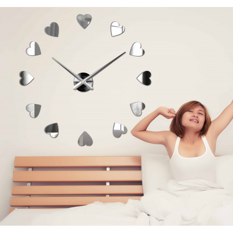 Nalepovacie nástenné hodiny,luxusné hodiny na stentu,plastové hodiny