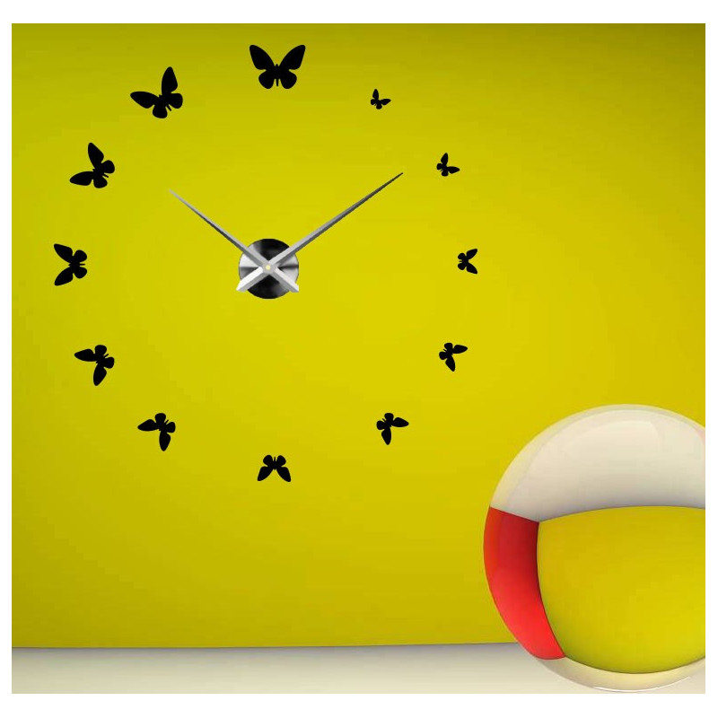 Nalepovacie nástenné hodiny,luxusné hodiny na stentu,plastové hodiny