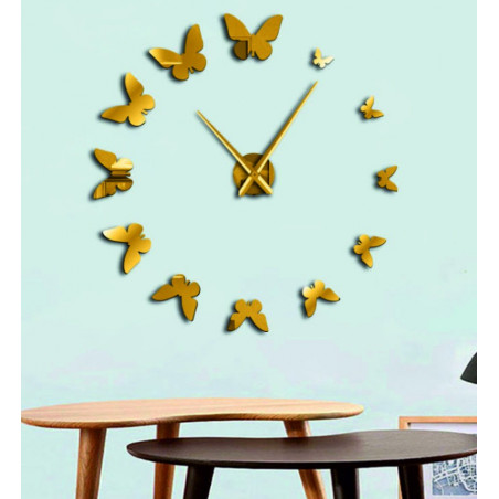 Nalepovacie nástenné hodiny,luxusné hodiny na stentu,plastové hodiny