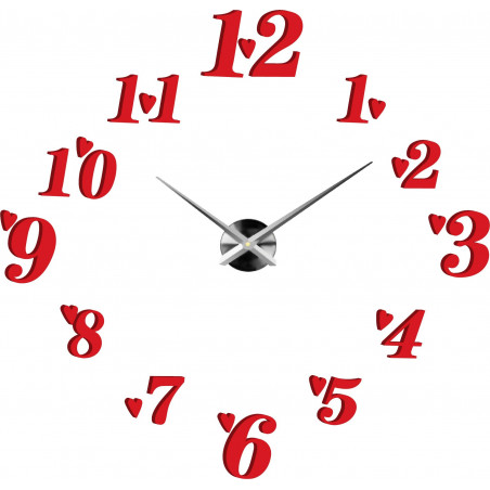 Nalepovacie nástenné hodiny,luxusné hodiny na stentu,plastové hodiny