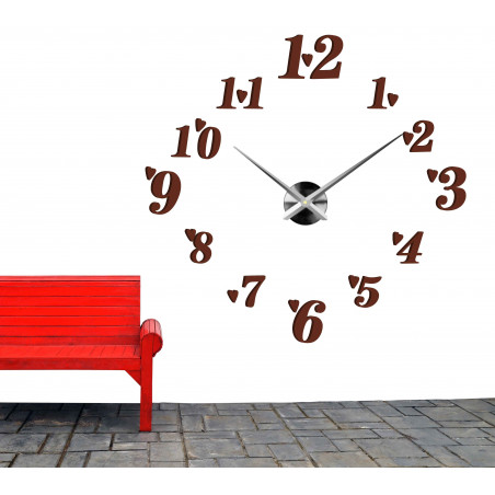 Nalepovacie nástenné hodiny,luxusné hodiny na stentu,plastové hodiny