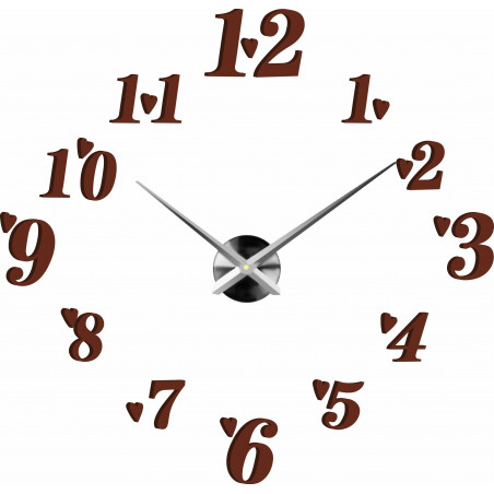 Nalepovacie nástenné hodiny,luxusné hodiny na stentu,plastové hodiny