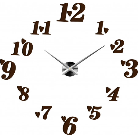 Nalepovacie nástenné hodiny,luxusné hodiny na stentu,plastové hodiny