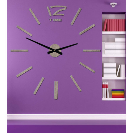 Moderné hodiny na stenu, nástenné hodiny z dreva, preglejka