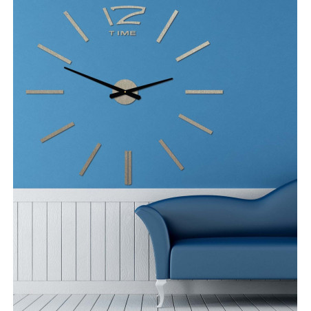 Moderné hodiny na stenu, nástenné hodiny z dreva, preglejka
