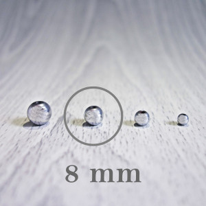 Hematit svetlý - korálka minerál - FI 6 mm