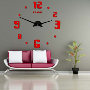 Plastic Wall Clock 3D - LIONA