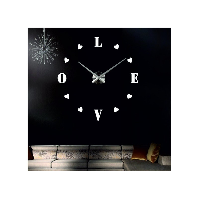 Nalepovacie nástenné hodiny,luxusné hodiny na stentu,plastové hodiny