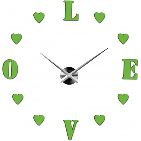 Nalepovacie nástenné hodiny,luxusné hodiny na stentu,plastové hodiny