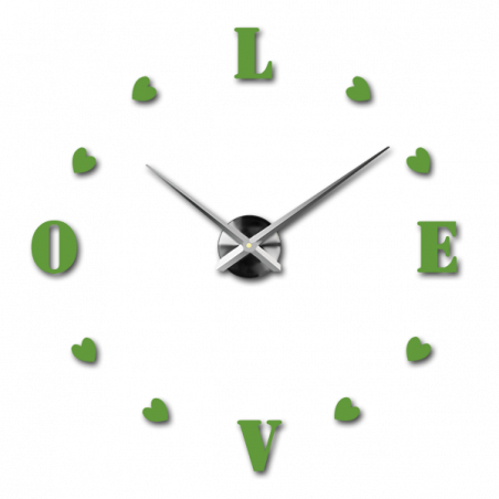 Nalepovacie nástenné hodiny,luxusné hodiny na stentu,plastové hodiny