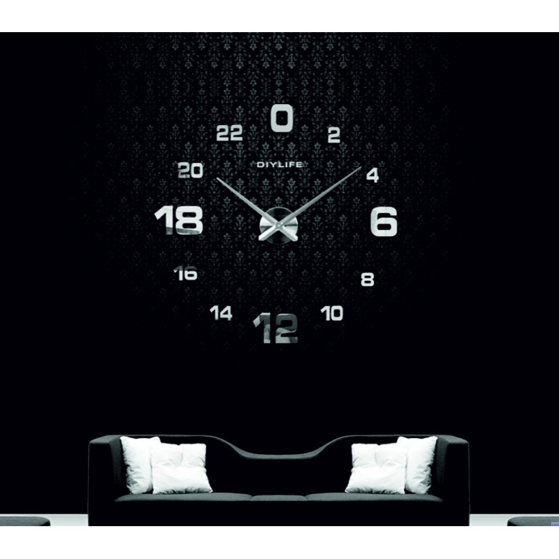 Nalepovacie nástenné hodiny,luxusné hodiny na stentu,plastové hodiny