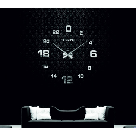 Nalepovacie nástenné hodiny,luxusné hodiny na stentu,plastové hodiny