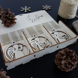 Ozdoby na vianočný stromček, 1 sada-18 kusov 2