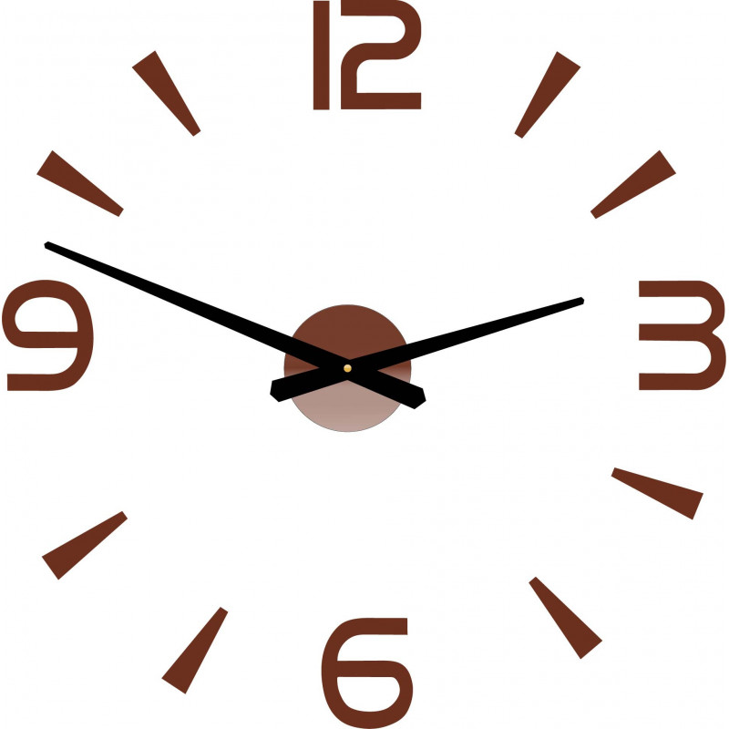 Moderné nástenne hodiny nalepovacie Stor  2D plexi