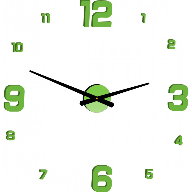 Moderné nástenné hodiny JOLYI FOX Plexi