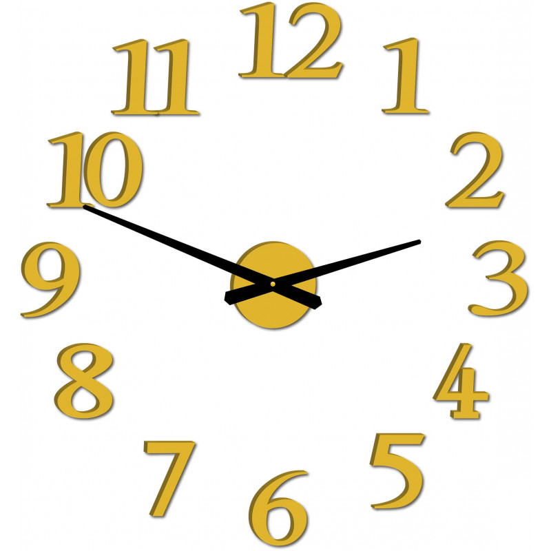 Moderné nástenné hodiny JOLYI FOX Plexi