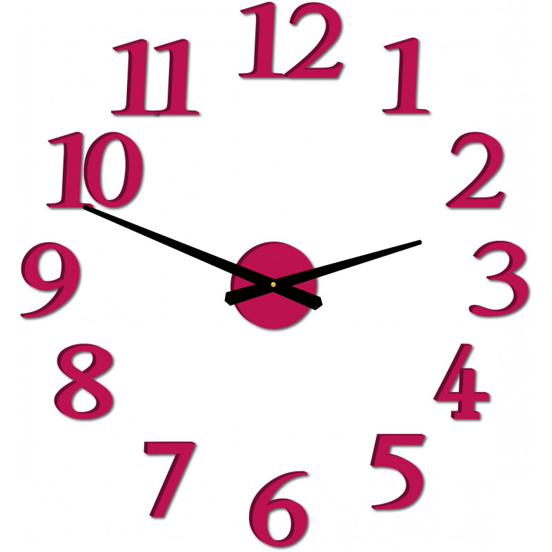 Moderné nástenné hodiny JOLYI FOX Plexi