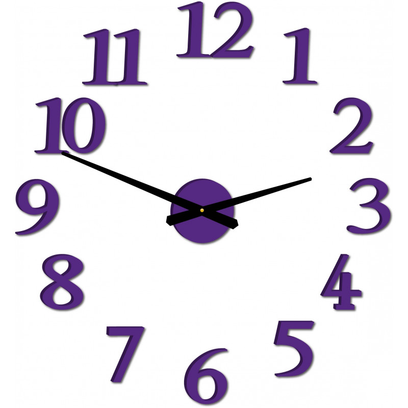 Moderné nástenné hodiny JOLYI FOX Plexi