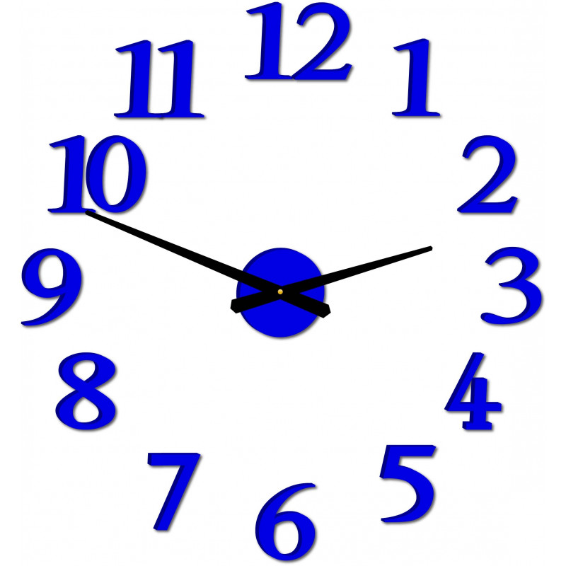 Moderné nástenné hodiny JOLYI FOX Plexi