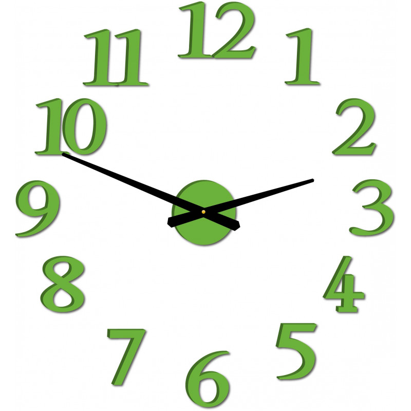 Moderné nástenné hodiny JOLYI FOX Plexi