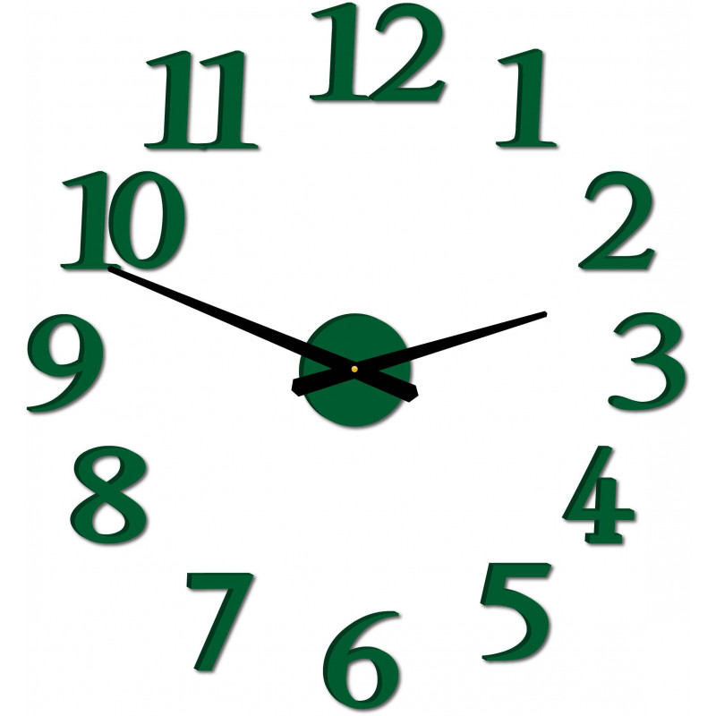 Moderné nástenné hodiny JOLYI FOX Plexi