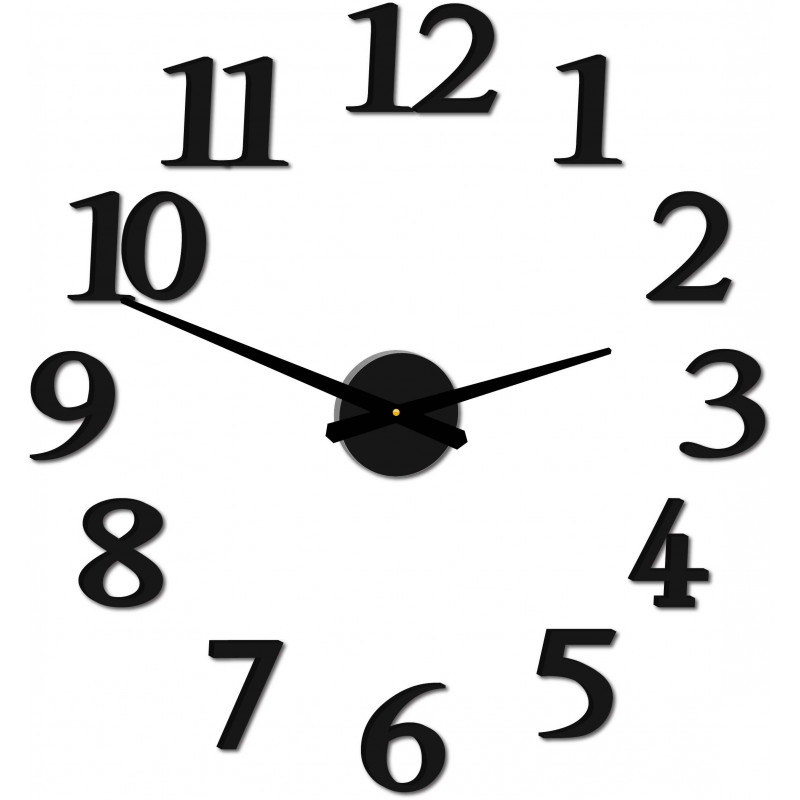 Moderné nástenné hodiny JOLYI FOX Plexi