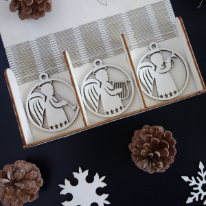 Sada vianočných ozdôb pre potešenie, 1 sada-18 kusov 2