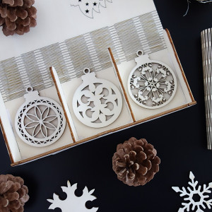 Ozdoby na vianočný stromček, 1 sada-18 kusov 2