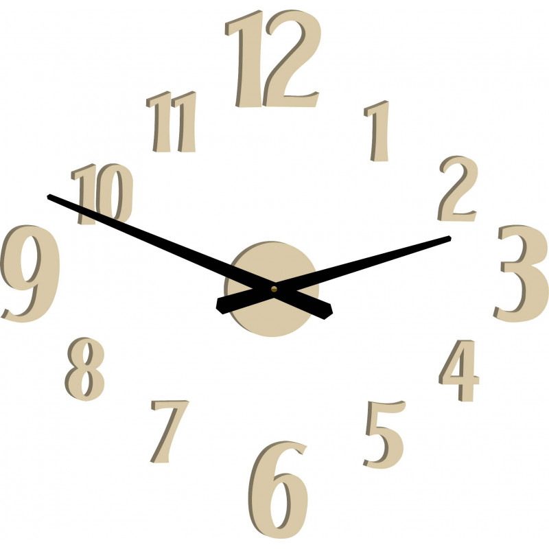 Veľké nástenné hodiny sú krásnou dekoráciou Vášho interiéru.