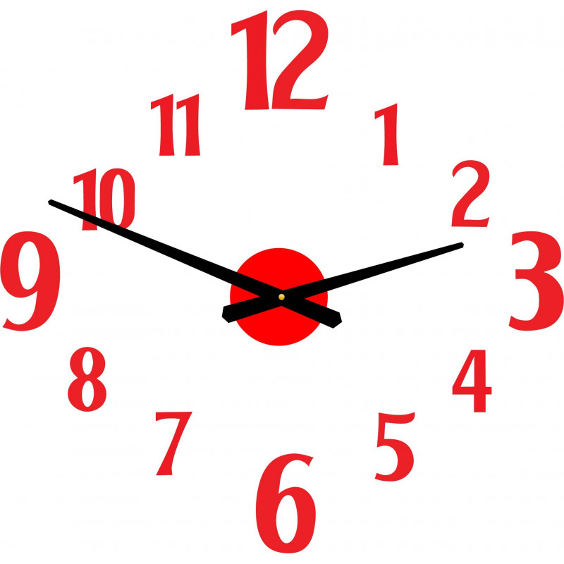 Veľké nástenné hodiny sú krásnou dekoráciou Vášho interiéru.