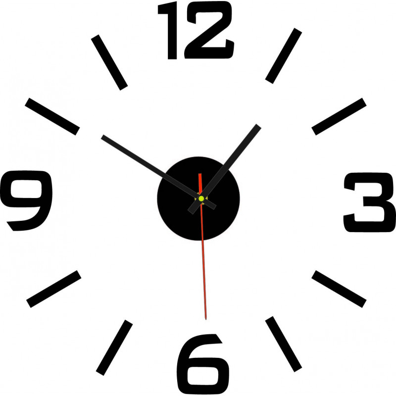 Nástenné hodiny nalepovacie XS SANDERO