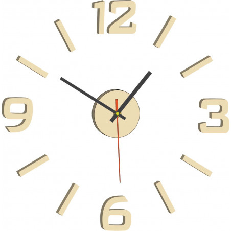 Nástenné hodiny nalepovacie XS SANDERO