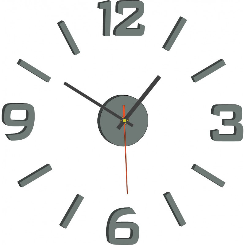 Nástenné hodiny nalepovacie XS SANDERO