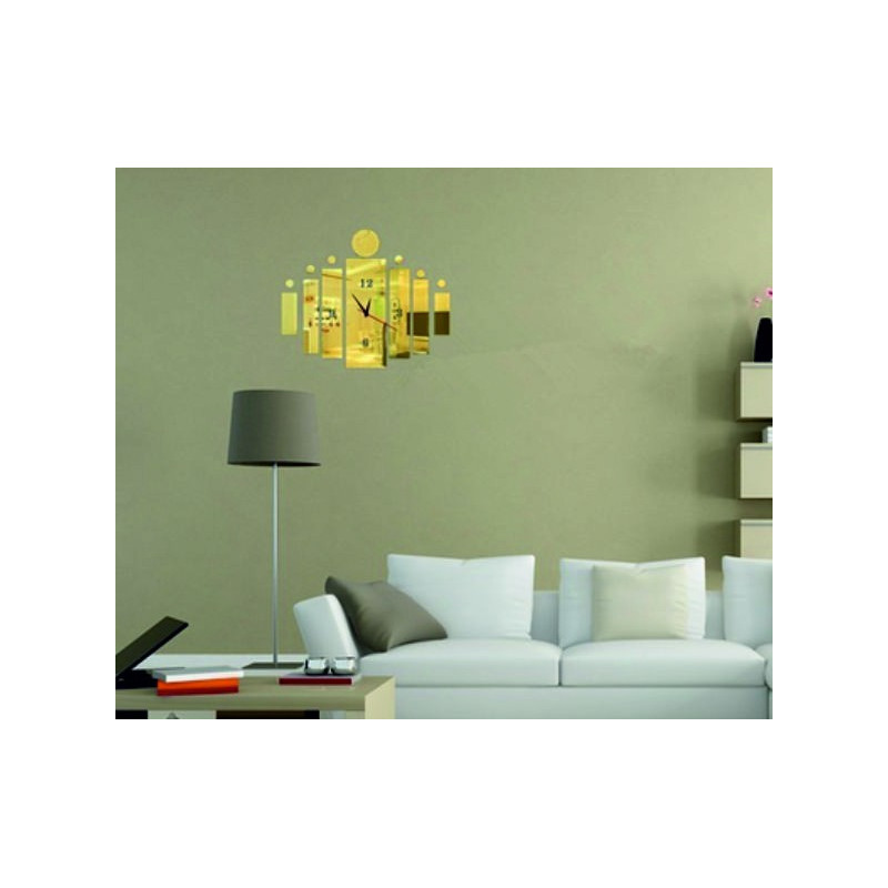 Nástenné hodiny nalepovacie ako darček DIY HOJOKER