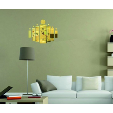 Nástenné hodiny nalepovacie ako darček DIY HOJOKER