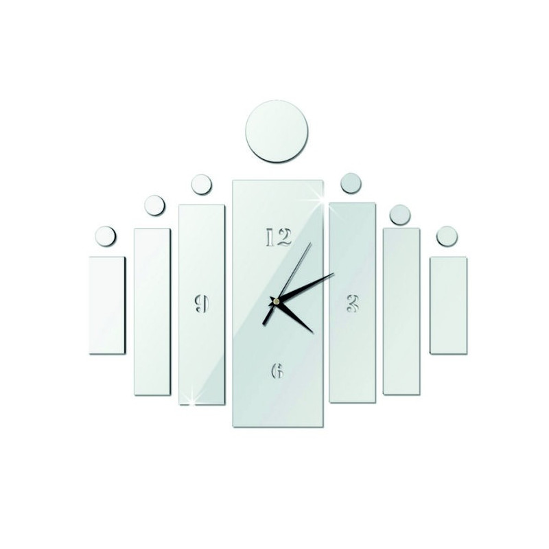 Nástenné hodiny nalepovacie ako darček DIY HOJOKER