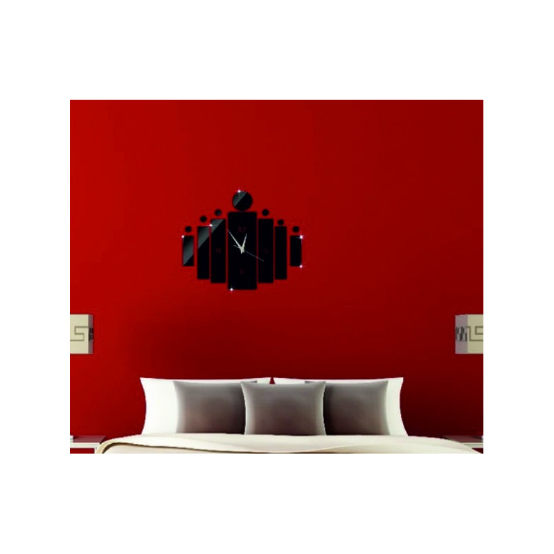 Nástenné hodiny nalepovacie ako darček DIY HOJOKER