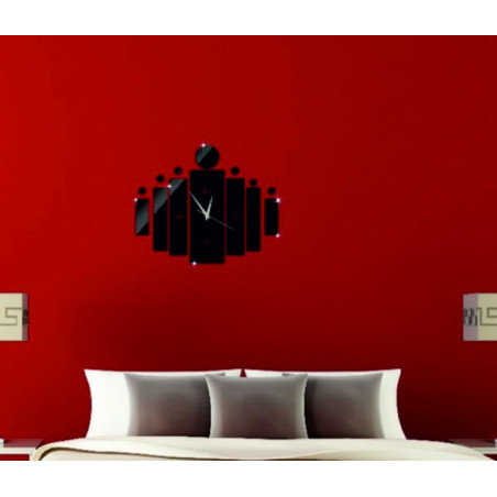 Nástenné hodiny nalepovacie ako darček DIY HOJOKER