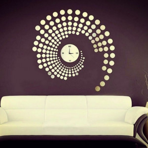 Wall Clocks with Spotted or Mirrored PlexiPMMA PLLA