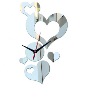 Clock on the wall of the heart (wall clock heart) 35x50 cm TOPSTEL